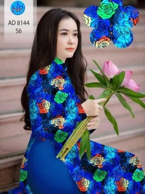 vai ao dai hoa hong deu shop my my gia tot 34946