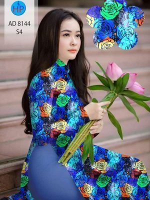 vai ao dai hoa hong deu ton dang ngoc vua ra 049287