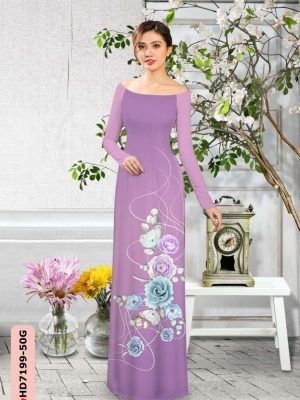 vai ao dai hoa hong gia re dep 1453185