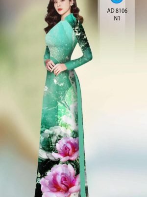 vai ao dai hoa hong rat re doc dao 12099