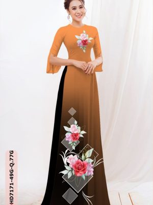 vai ao dai hoa hong rat re duoc chon nhieu 448186