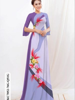 vai ao dai hoa hong rat re phong cach 1432192