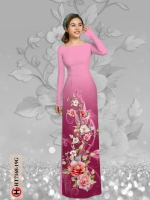 vai ao dai hoa hong shop my my thanh lich 1235160