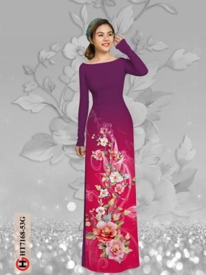 vai ao dai hoa hong truyen thong dep 535272