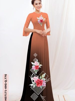 vai ao dai hoa hong truyen thong duoc chon nhieu 748268