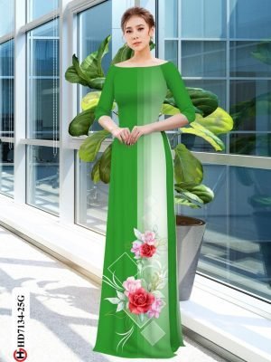 vai ao dai hoa hong truyen thong nam nay 184194