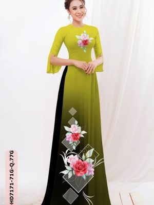 vai ao dai hoa hong truyen thong rat dep 34827