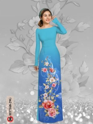 vai ao dai hoa hong vai ao dai my my dam tham 935228