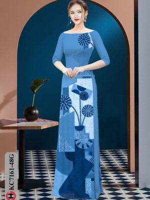 vai ao dai hoa in 3d co truyen cuc hot 144291