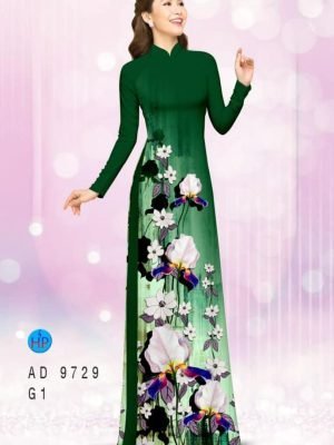 vai ao dai hoa in 3d co truyen dep 584158