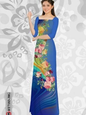 vai ao dai hoa in 3d co truyen doc dao 389189