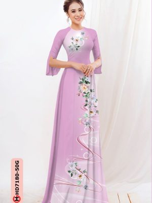 vai ao dai hoa in 3d co truyen long lanh 1998125