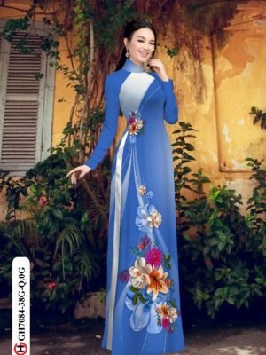 vai ao dai hoa in 3d dang ngoc cuc hot 762264