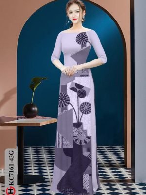 vai ao dai hoa in 3d dang ngoc duoc chon nhieu 74233