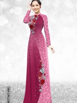 vai ao dai hoa in 3d dang ngoc long lanh 80659