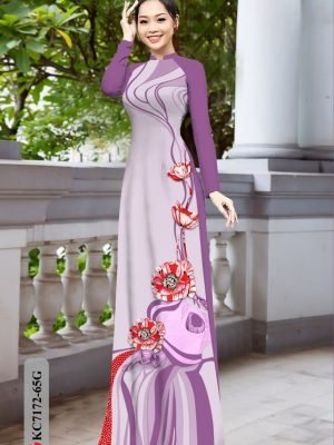 vai ao dai hoa in 3d dang ngoc phong cach 608110