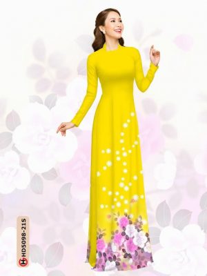 vai ao dai hoa in 3d dang ngoc thanh lich 1533298