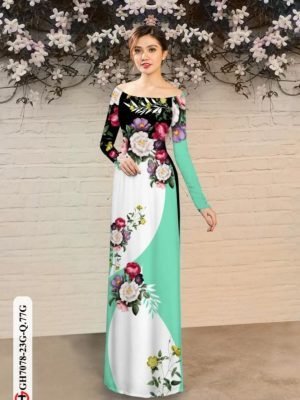 vai ao dai hoa in 3d doc dao cuc dep 13372