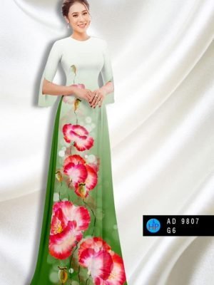 vai ao dai hoa in 3d doc dao cuc dep 42495