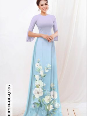 vai ao dai hoa in 3d doc dao cuc dep 983254