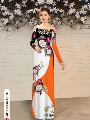 vai ao dai hoa in 3d doc dao phong cach 2033126