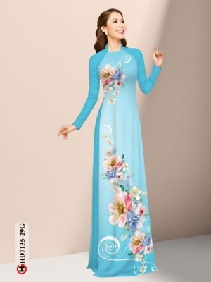 vai ao dai hoa in 3d duyen dang da dang 09394