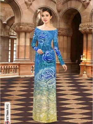 vai ao dai hoa in 3d duyen dang dam tham 78271