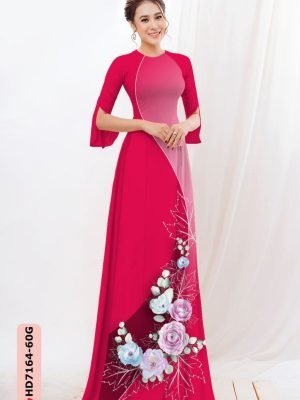 vai ao dai hoa in 3d duyen dang dep 1278131