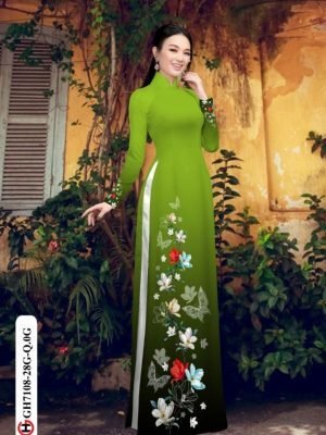 vai ao dai hoa in 3d duyen dang gia tot 22514