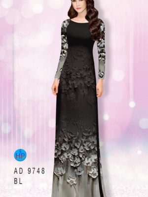 vai ao dai hoa in 3d gia re cuc hot 145985