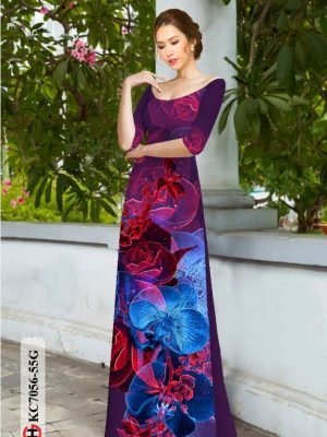 vai ao dai hoa in 3d gia re dam tham 1454245