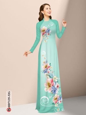 vai ao dai hoa in 3d gia re dang hot 193267