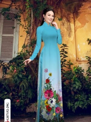 vai ao dai hoa in 3d gia re doc dao 115690