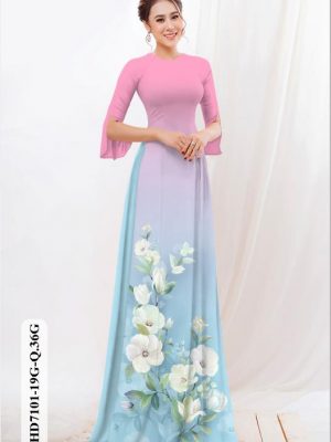 vai ao dai hoa in 3d gia re duoc chon nhieu 1383217