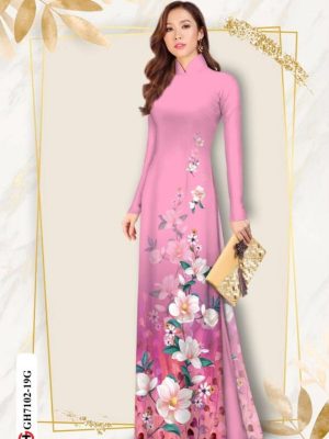 vai ao dai hoa in 3d gia re rat dep 27076