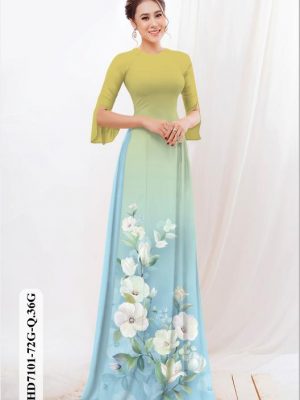 vai ao dai hoa in 3d gia re thanh lich 1883117