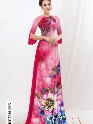 vai ao dai hoa in 3d gia re ua thich 99957