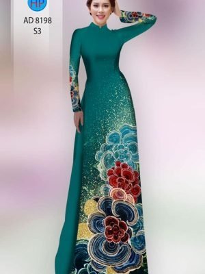 vai ao dai hoa in 3d rat duyen dang hot 79511