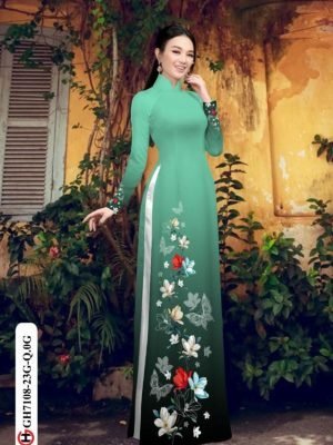 vai ao dai hoa in 3d rat duyen doc dao 52530