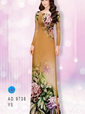 vai ao dai hoa in 3d rat re phong cach 1588262