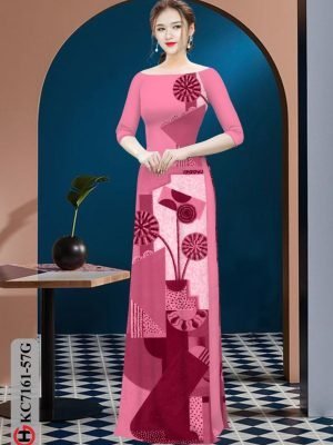 vai ao dai hoa in 3d rat re phong cach 2042118