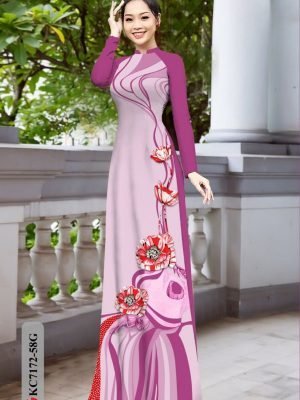 vai ao dai hoa in 3d re chat luong 408219