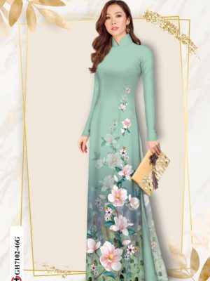 vai ao dai hoa in 3d re chat luong 970128