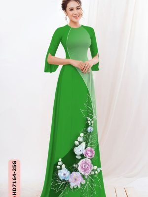 vai ao dai hoa in 3d re dang hot 1378111