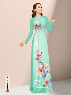 vai ao dai hoa in 3d re duoc chon nhieu 29374