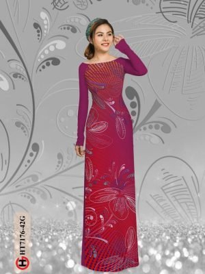 vai ao dai hoa in 3d re thanh lich 32454