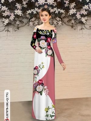 vai ao dai hoa in 3d shop my my phong cach 183327