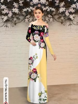 vai ao dai hoa in 3d shop mymy duoc chon nhieu 1533214