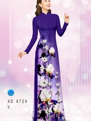 vai ao dai hoa in 3d shop mymy long lanh 384225