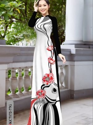 vai ao dai hoa in 3d shop mymy mau moi 108129